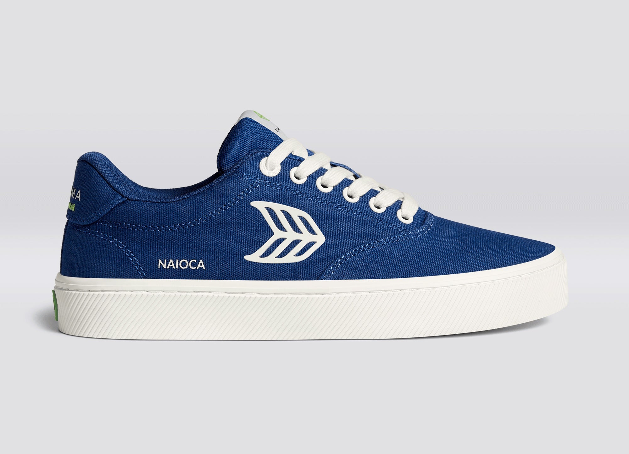 Cariuma NAIOCA Mystery Blue Canvas Ivory Logo Sneaker Unisex