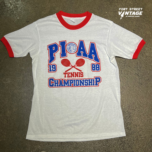 Vintage '88 PIAA Tennis ringer Tee