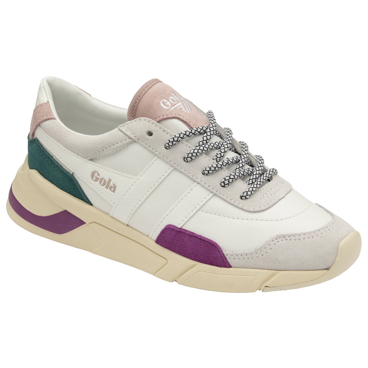 Gola Eclipse Trident White/Foxglove/Chalk Pink Women's