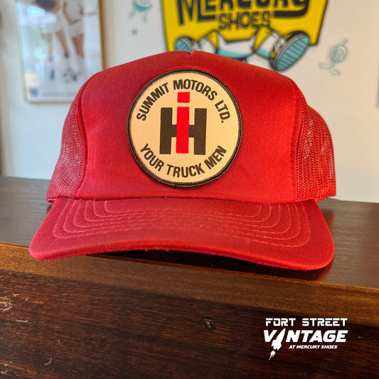 Vintage 80's Summit Motors LTD. Trucker snapback hat