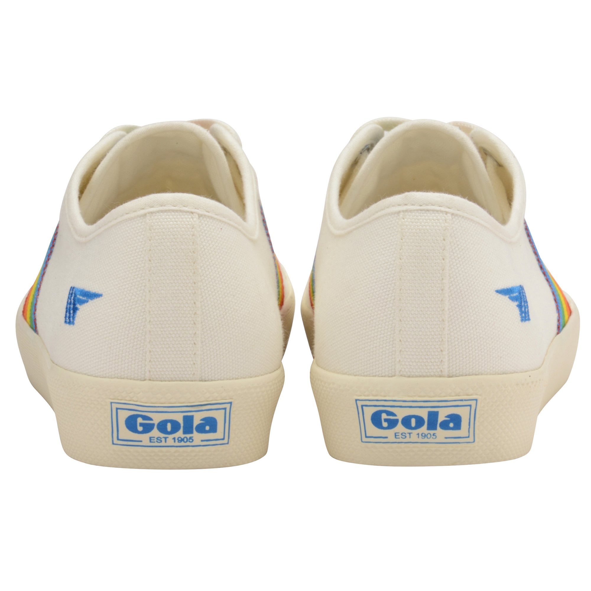 Gola Vegan Coaster Rainbow Off White Multi Women s Mercury Shoes